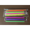 Custom Party Disposable Individually Wrapped Flexible Plastic Drinking Straws